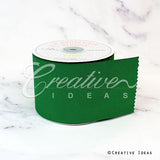 3" Grosgrain Ribbon - 25 Yards (Emerald Green)