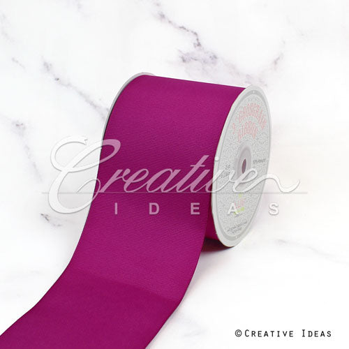3" Grosgrain Ribbon - 25 Yards (Fuchsia)