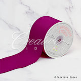 3" Grosgrain Ribbon - 25 Yards (Fuchsia)