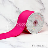 3" Grosgrain Ribbon - 25 Yards (Hot Pink)
