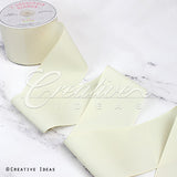 3" Grosgrain Ribbon - 25 Yards (Ivory)