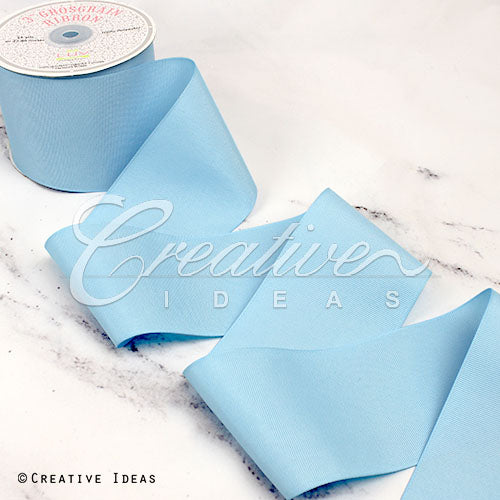 3" Grosgrain Ribbon - 25 Yards (Light Blue)