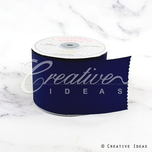 3" Grosgrain Ribbon - 25 Yards (Navy Blue)
