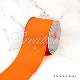 3" Grosgrain Ribbon - 25 Yards (Neon Orange)