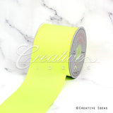 3" Grosgrain Ribbon - 25 Yards (Neon Yellow)