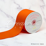 3" Grosgrain Ribbon - 25 Yards (Orange)
