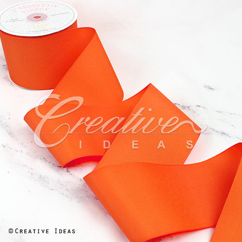 3" Grosgrain Ribbon - 25 Yards (Orange)