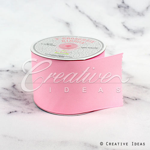 3" Grosgrain Ribbon - 25 Yards (Pink)