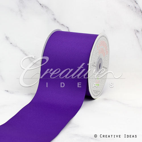 3" Grosgrain Ribbon - 25 Yards (Purple)
