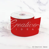 3" Grosgrain Ribbon - 25 Yards (Red)