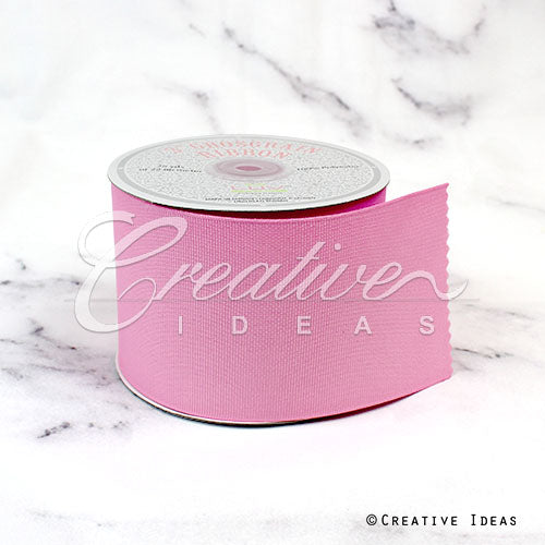 3" Grosgrain Ribbon - 25 Yards (Rose)