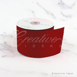 3" Grosgrain Ribbon - 25 Yards (Scarlet Red)