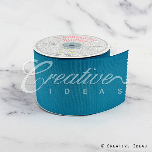 3" Grosgrain Ribbon - 25 Yards (Turquoise)