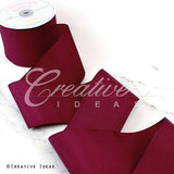 3" Grosgrain Ribbon - 25 Yards (Wine)