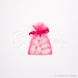 3"X4" Organza Pouch-Dozen (Hot Pink)