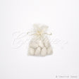 3"X4" Organza Pouch-Dozen (Ivory)