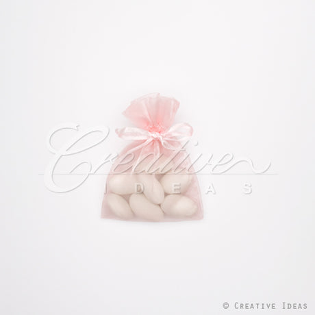 3"X4" Organza Pouch-Dozen (Light Pink)