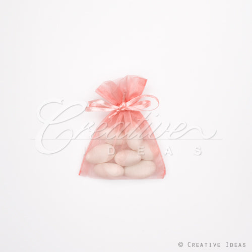 3"X4" Organza Pouch-Dozen (Rosy Mauve)