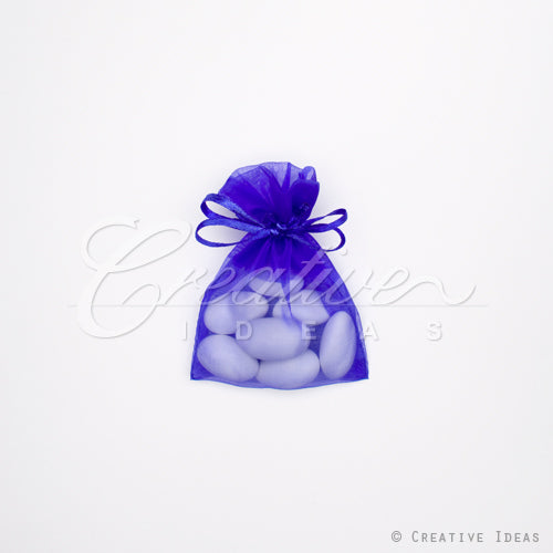 3"X4" Organza Pouch-Dozen (Royal Blue)