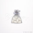3"X4" Organza Pouch-Dozen (Silver)
