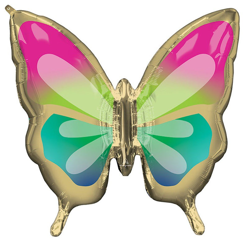 Foil Balloon Beautiful Tropical Butterfly