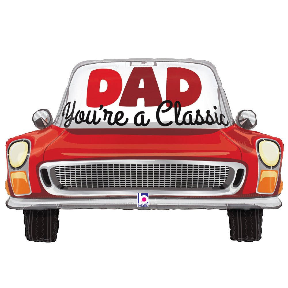 Foil Balloon Classic Dad Car 30 Inch