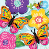 Butterfly Foil Balloon 30 Inch Colorful