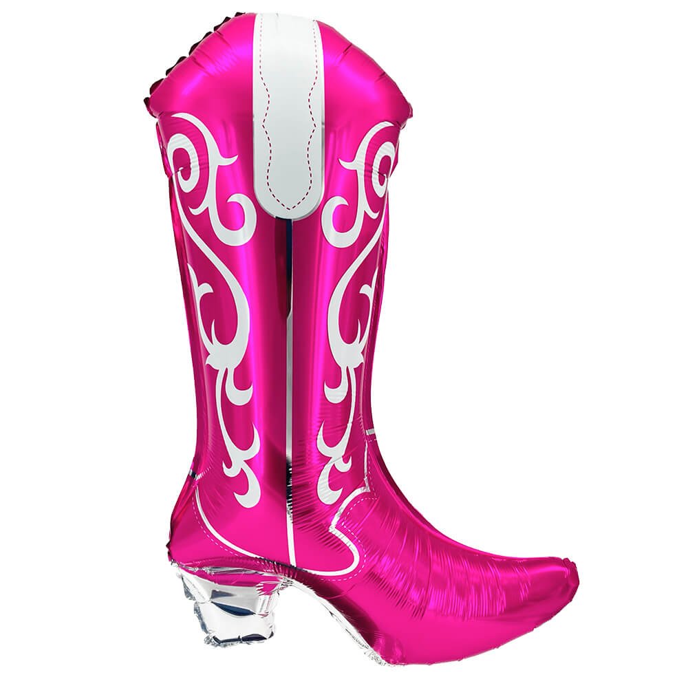 Cowgirl Boot Foil Balloon