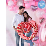 Valentine's Day Heart Foil Balloon