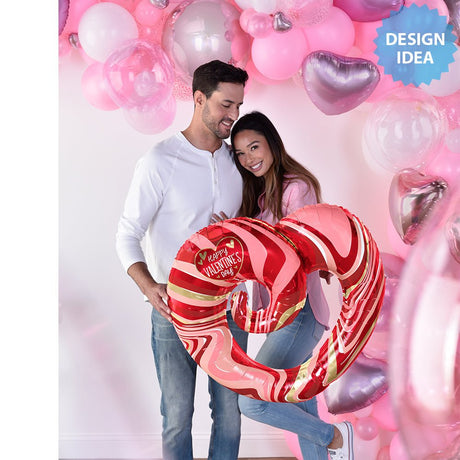 Valentine's Day Heart Foil Balloon