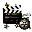 Lights Camera Action Foil Balloon