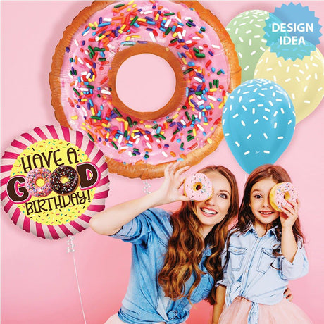 Foil Balloon Mighty Donut 30 Inch