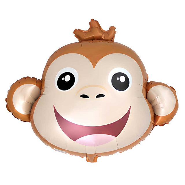 Monkey Head Foil Balloon