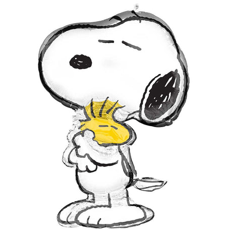 Foil Balloon Peanuts Snoopy and Woodstock 30 Inch