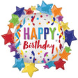 Star Foil Balloon Happy Birthday