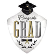 Graduation Foil Balloon 30 Inch Caps Off