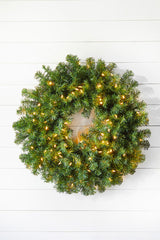 30 inch Norway Pine LED Christmas Wreath