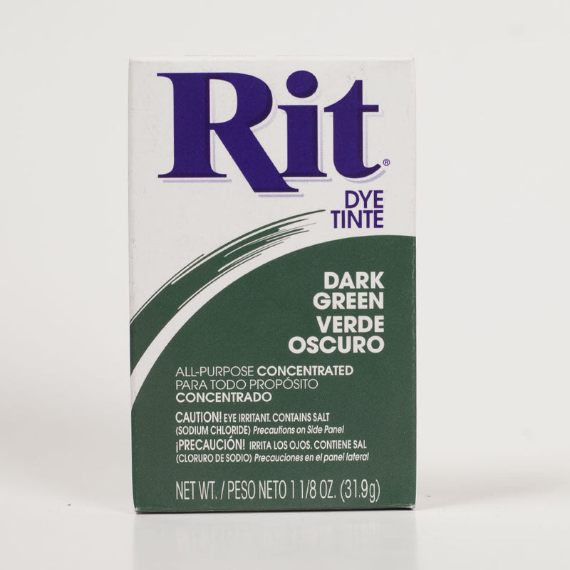 Rit All-Purpose Box Fabric Dye - Dark Green - 1 1/8oz