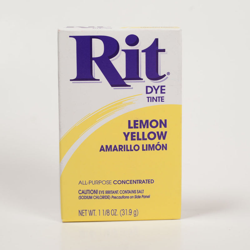 Rit All-Purpose Box Fabric Dye - Lemon - 1 1/8oz