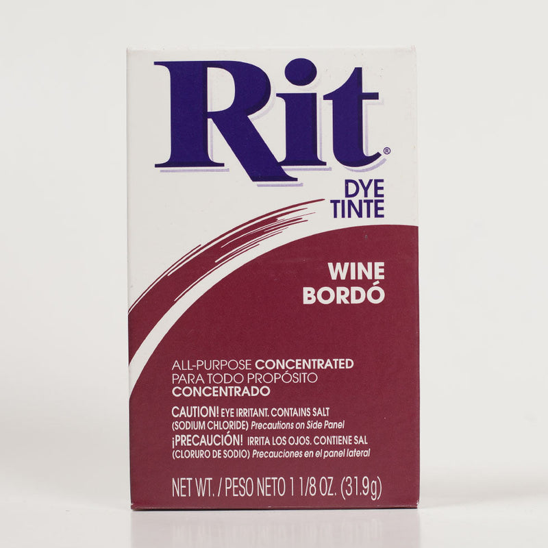 Rit All-Purpose Box Fabric Dye - Wine - 1 1/8oz