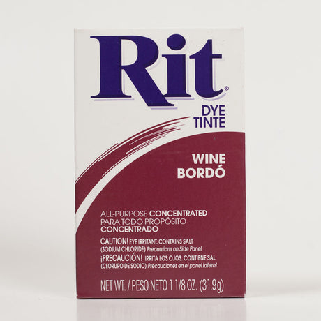 Rit All-Purpose Box Fabric Dye - Wine - 1 1/8oz