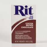 Rit All-Purpose Box Fabric Dye - Cocoa Brown - 1 1/8oz
