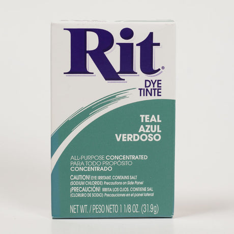 Rit All-Purpose Box Fabric Dye - Teal - 1 1/8oz