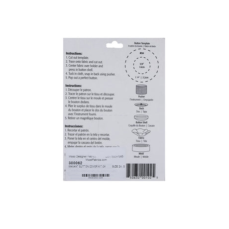 Maxant Button Cover Kit - Size 24