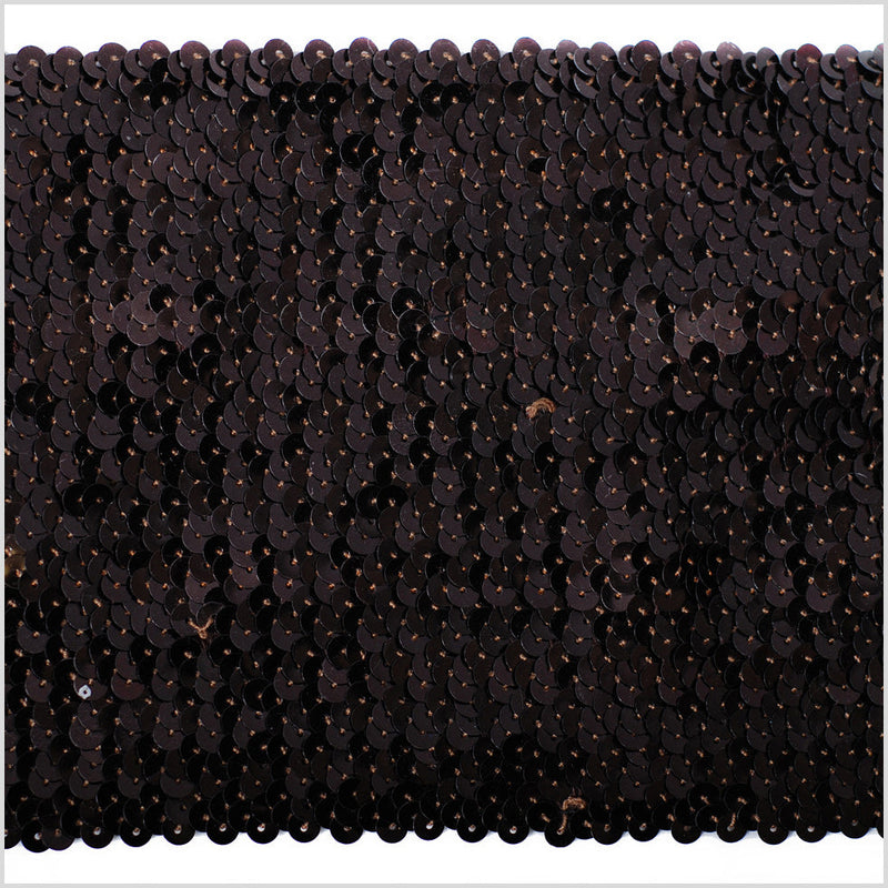 5.5" Brown Sequin Trim