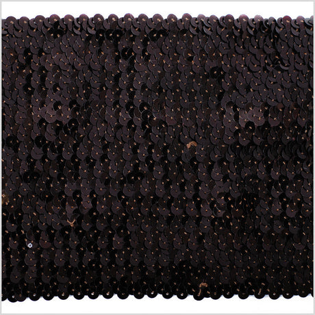 5.5" Brown Sequin Trim