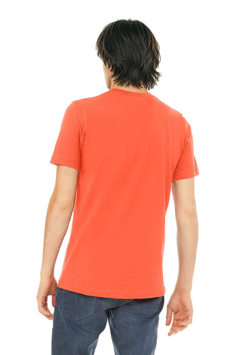Bella Canvas 3001 Cotton T-Shirt Fabric - Coral, Unisex Crewneck, Short Sleeve (1 Piece)