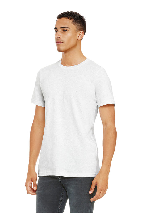 Bella Canvas 3001 Airlume Cotton Fabric - Ash, Crewneck, Short Sleeve (1 Unit)