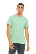 Bella Canvas 3001 Airlume Cotton T-Shirt Fabric - Mint, Crewneck, Unisex, 32 Single, 4.2 Oz, Adult Round Neck (1 Piece)