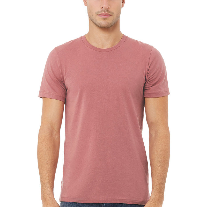 Bella Canvas 3001 Airlume Combed And Ring-Spun Cotton Fabric - Mauve, Crewneck, Unisex, Short Sleeve (1 Piece)